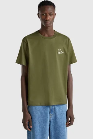 Benetton Camiseta De Algodón Con Bordado