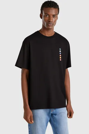 Benetton Camiseta Oversize Con Parche