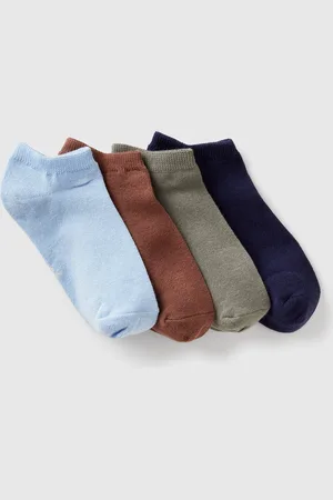 Benetton Cuatro Pares De Calcetines Cortos