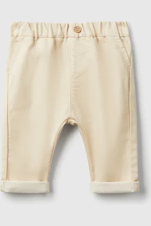 Benetton Pantalón De Mezcla De Algodón Elástico