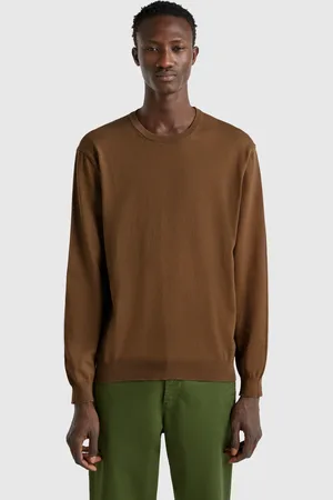 Benetton Jersey De Cuello Redondo De 100% Algodón