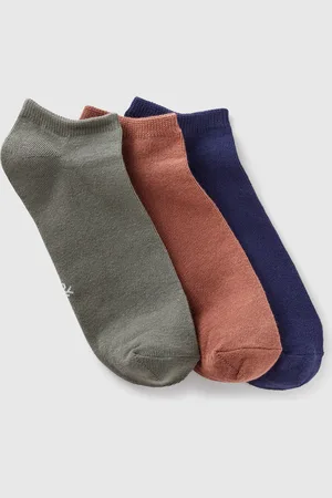 Benetton Tres Pares De Calcetines Cortos