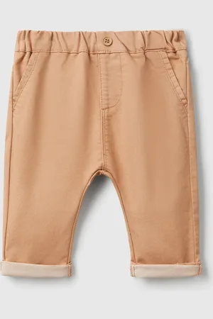 Benetton Pantalón De Mezcla De Algodón Elástico