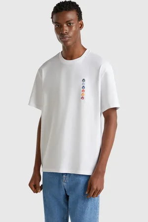 Benetton Camiseta Oversize Con Parche