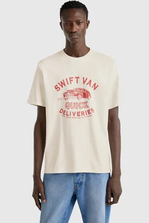Benetton Camiseta Con Estampado