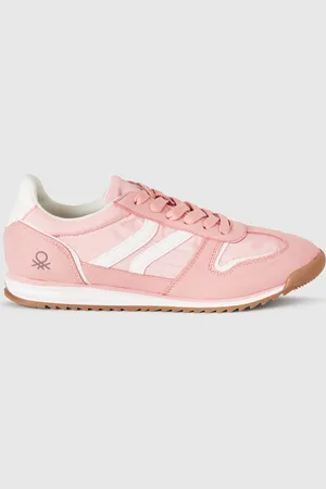 Benetton Zapatillas Bajas Efecto Ante