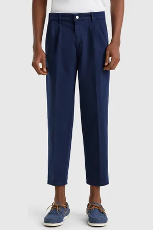 Benetton Chinos De Algodón Elástico