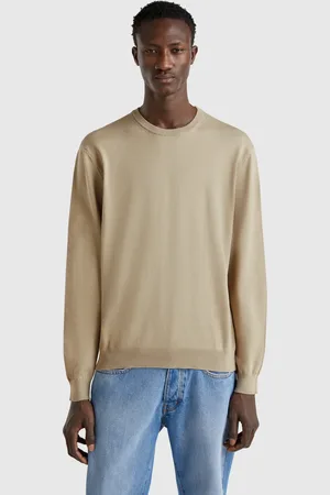 Benetton Jersey De Cuello Redondo De 100% Algodón