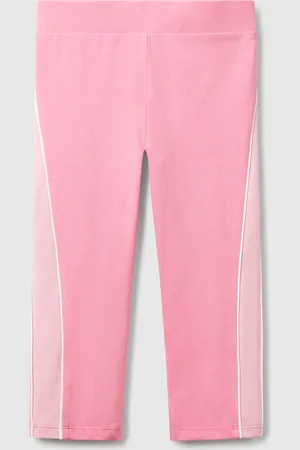 Benetton Leggings Deportivos Con Ribetes.