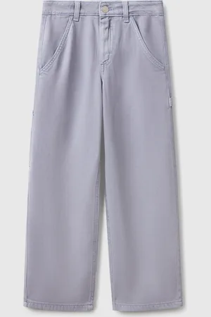 Benetton Pantalón Fluido Estilo Trabajador