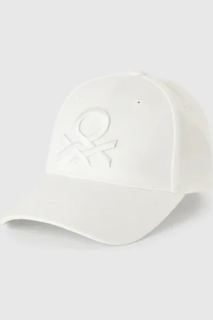 Benetton Gorra De Béisbol Con Logo Bordado.