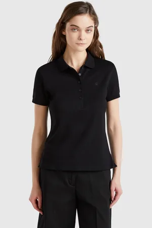 Benetton Polo Slim Fit De Algodón Elástico