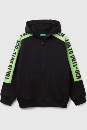 Benetton Sudadera Over Fit Con Bandas