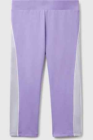 Benetton Leggings Deportivos Con Ribetes.