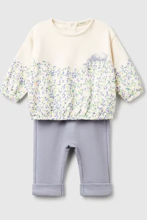Benetton Conjunto De Sudadera Y Pantalón En Mezcla De Algodón