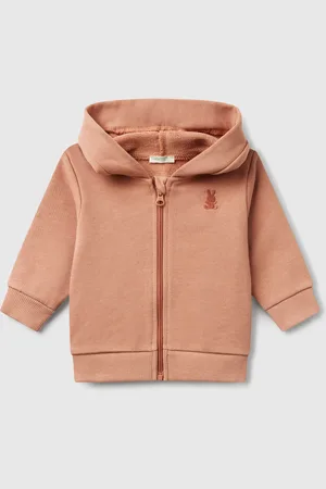 Benetton Sudadera Con Capucha De Algodón