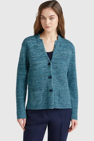 Benetton Chaqueta De Punto 100% Algodón