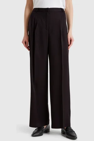 Benetton Pantalón Ancho Fluido