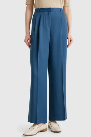 Benetton Pantalón Ancho Fluido
