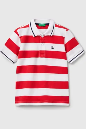 Benetton Polo Manga Corta Rayas