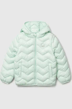 Benetton Chaqueta Acolchada Con Capucha