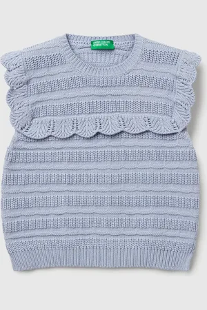 Benetton Chaleco Con Volante