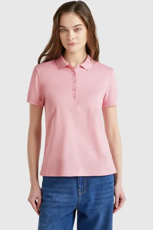 Benetton Polo Slim Fit De Algodón Elástico