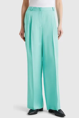 Benetton Pantalón Ancho Fluido
