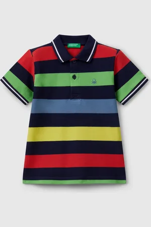 Benetton Polo Manga Corta Rayas