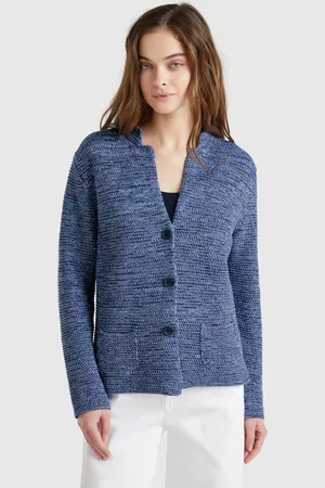 Benetton Chaqueta De Punto 100% Algodón