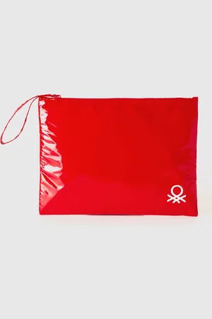 Benetton Bolso Plano Grande Con Logotipo