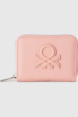 Benetton Cartera Pequeña Con Cremallera