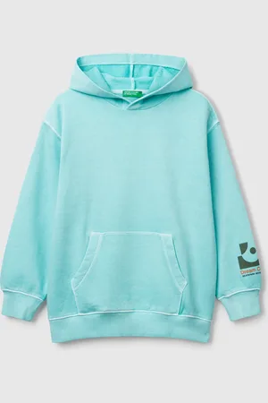 Benetton Sudadera Oversize Con Estampado