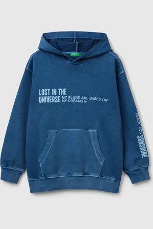 Benetton Sudadera Oversize Con Estampado