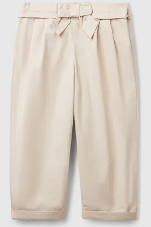 Benetton Pantalones Con Lazo