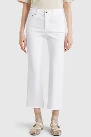 Benetton Pantalón Cropped Cinco Bolsillos