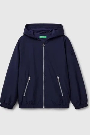 Benetton Chaqueta De Nailon Con Capucha