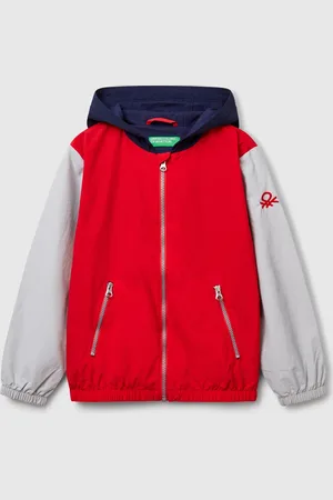 Benetton Chaqueta De Nailon Con Capucha