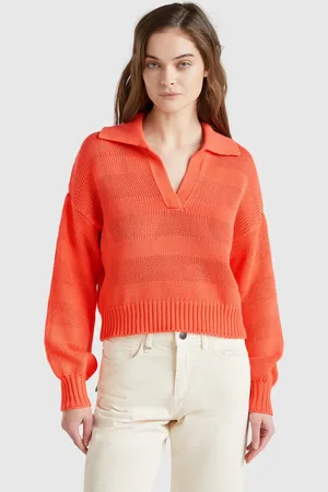 Benetton Jersey Tipo Polo 100% Algodón