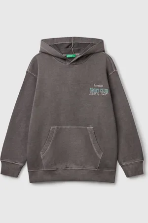 Benetton Sudadera Oversize Con Estampado