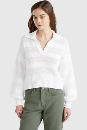 Benetton Jersey Tipo Polo 100% Algodón