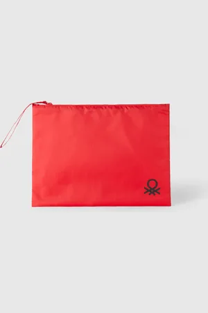 Benetton Bolso Plano Grande Con Logotipo