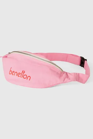 Benetton Riñonera Rosa De 100 % Algodón