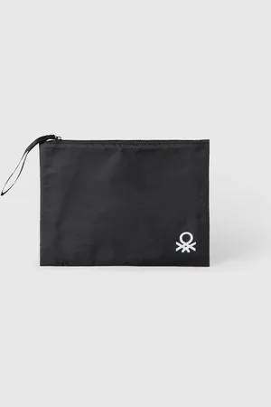 Benetton Bolso Plano Grande Con Logotipo