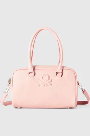 Benetton Bolso De Mano En Tejido Revestido