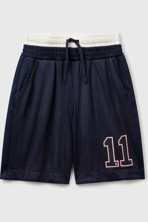 Benetton Bermudas De Malla Estilo Baloncesto