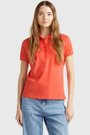 Benetton Polo Slim Fit De Algodón Elástico