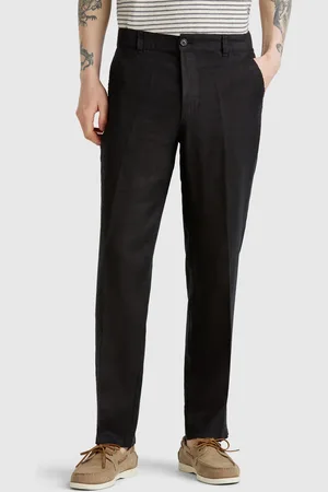 Benetton Chinos De Puro Lino