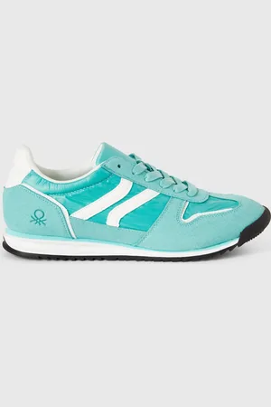 Benetton Zapatillas Bajas Efecto Ante