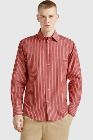 Benetton Camisa Rayas Corte Regular